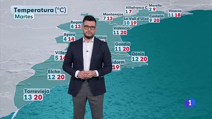 L'informatiu - Comunitat Valenciana - El tiempo en la Comunitat Valenciana 24/11/25