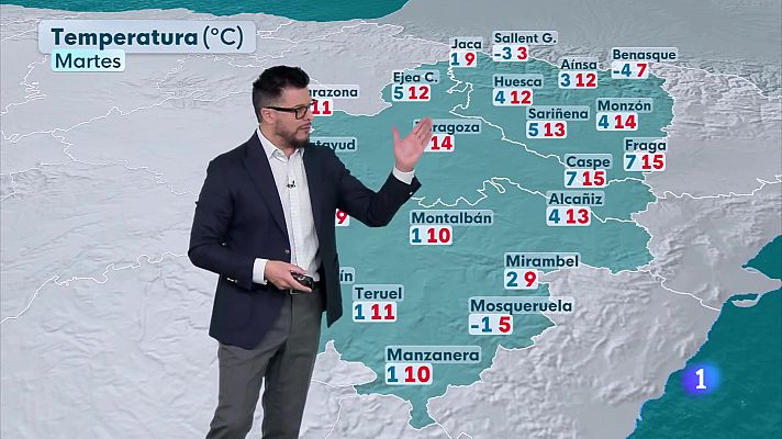 Noticias Aragón - El tiempo en Aragón - 24/11/25