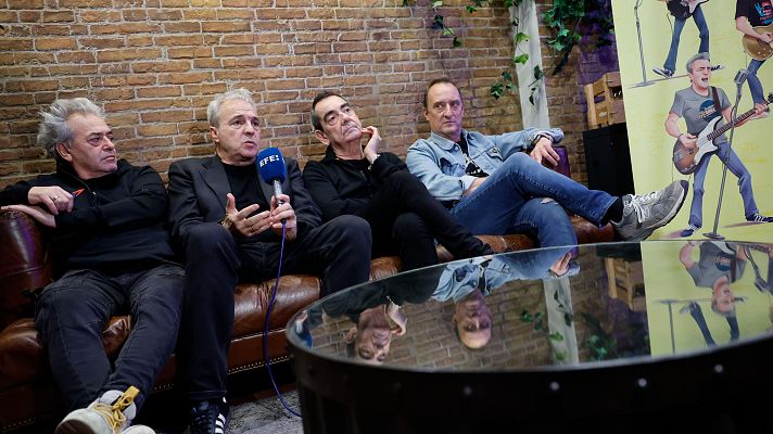 Los Hombres G presentan \"Los mejores años de nuestra vida\" - Telediario 1 | Ver