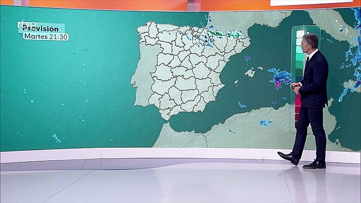 El tiempo - Acumulaciones significativas de nieve en el Pirineo y Cantábrica
