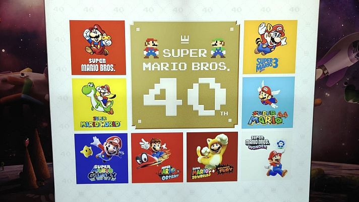 Super Mario, el icono de los videojuegos, cumple 40 años - Telediario 1 | Ver