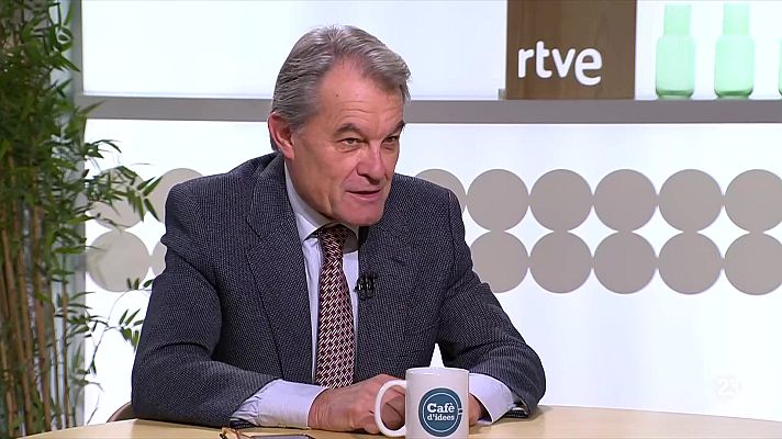 Cafè d'idees - Mas, sobre les enquestes: "Es poden prendre decisions. Cal reaccionar"