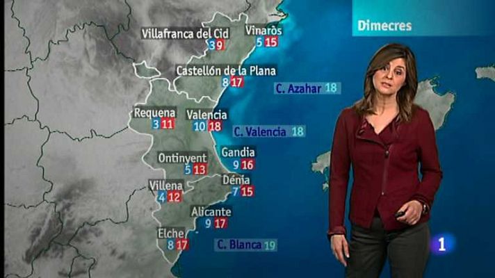 L'informatiu - Comunitat Valenciana - El tiempo en la Comunidad Valenciana - 05/02/13