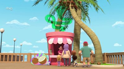 El equipo construye un puesto de batidos - Equipo Rubble | Ver