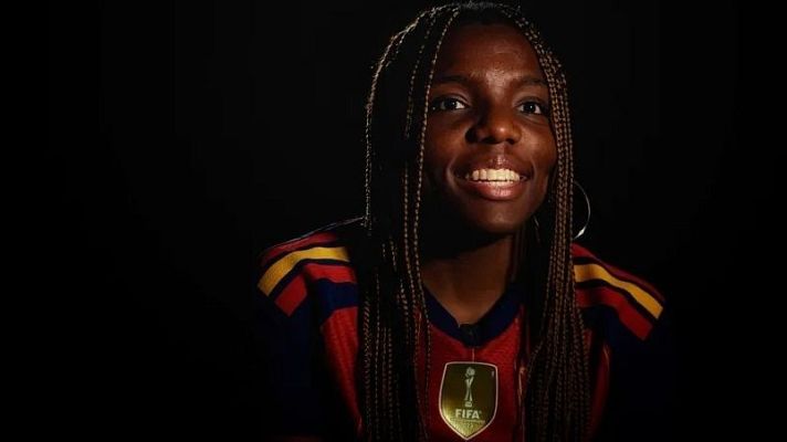 Los Deportes de La1 - Edna Imade, de Nigeria a la final de la Nations League femenina con España, cruzando el mar en patera