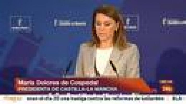 Cospedal anuncia que Castilla-La Mancha cumple el objetivo de déficit para 2012 al cerrar en el 1,48%