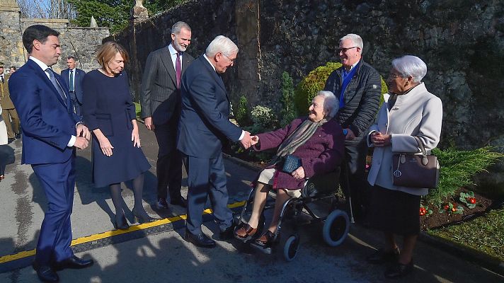 Crucita, superviviente del bombardeo de Gernika, cree que el perdón del presidente alemán llega tarde | Ver ahora