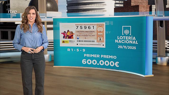 Loterías - Sorteo de la Lotería Nacional del 29/11/2025
