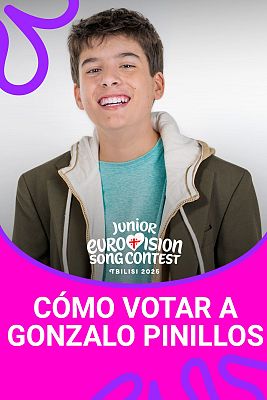  - ¡Vota a Gonzalo Pinillos en Eurovisión Junior 2024!