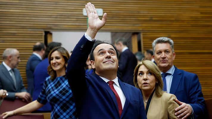 L'informatiu - Comunitat Valenciana - Juanfran Pérez Llorca demana perdó a les víctimes de la dana en la seua presa de possesió
