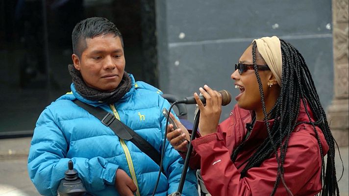 Hasta el fin del mundo - Nía y J Kbello: el arte callejero en Cuzco