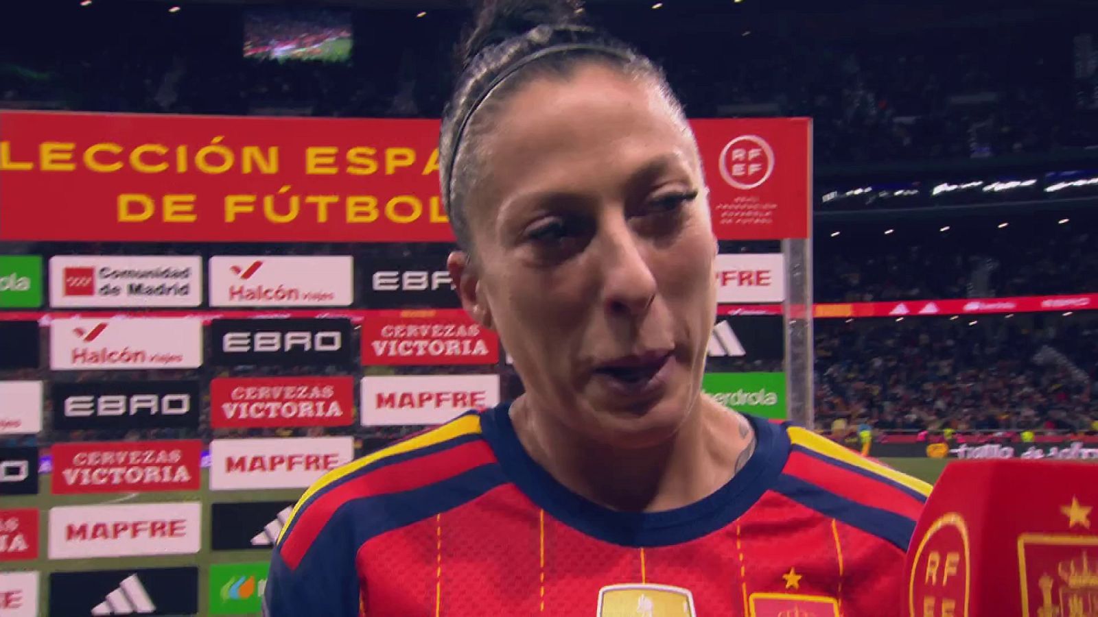 Jenni Hermoso, emocionada por celebrar en Madrid la Nations | Ver