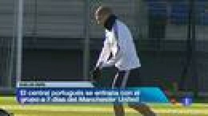 Telediario 1 - Pepe vuelve a entrenar