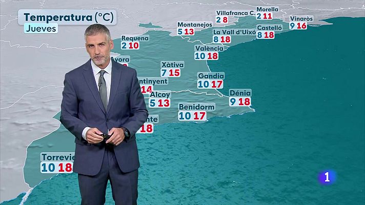 L'informatiu - Comunitat Valenciana - El Tiempo en la Comunitat Valenciana - 03/12/25
