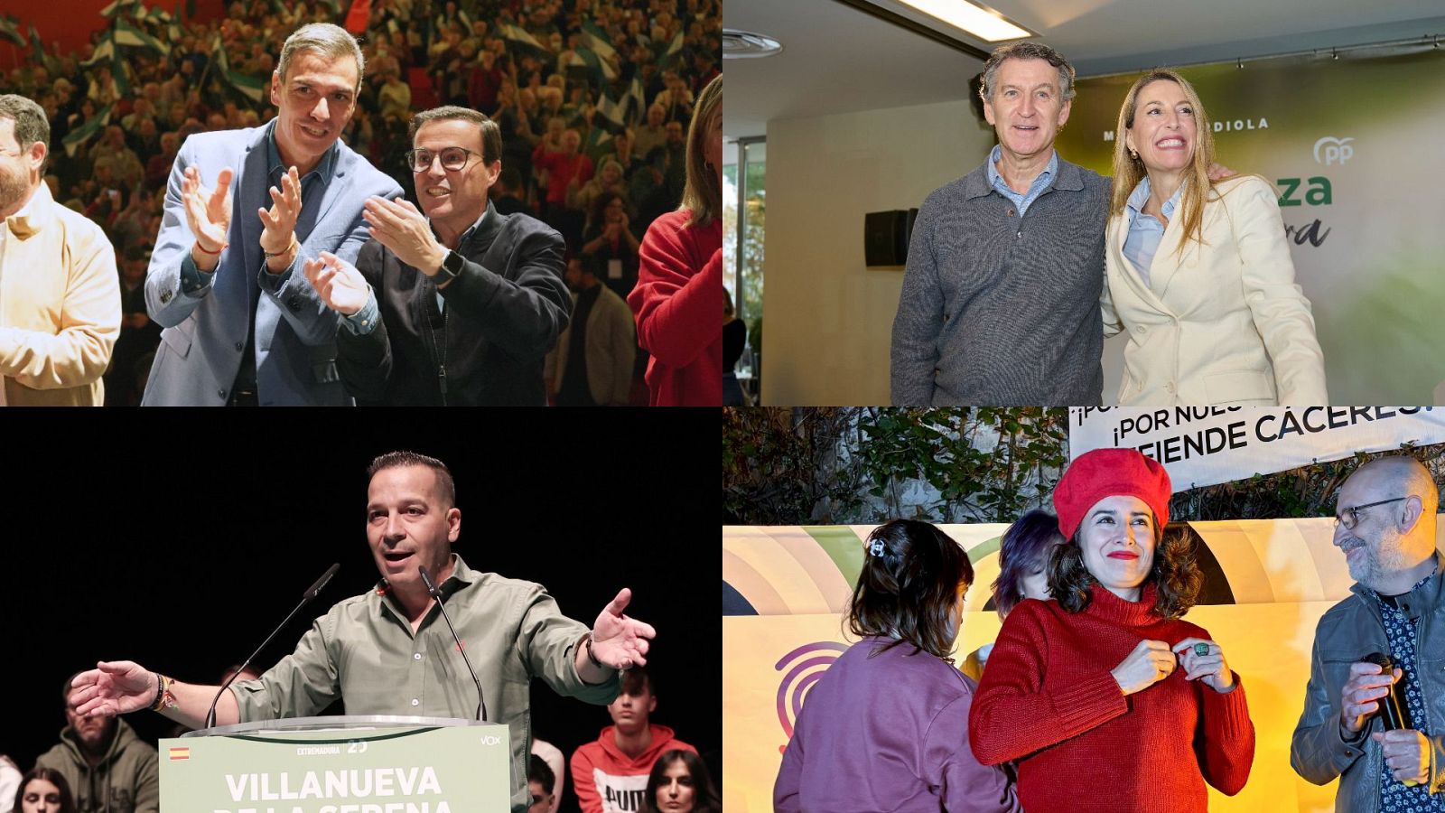 Arranca la campaña electoral en Extremadura - Telediario 2 | Ver