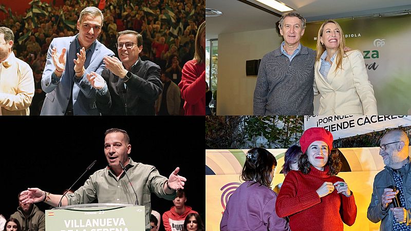 Arranca la campaña electoral en Extremadura - Telediario 2 | Ver