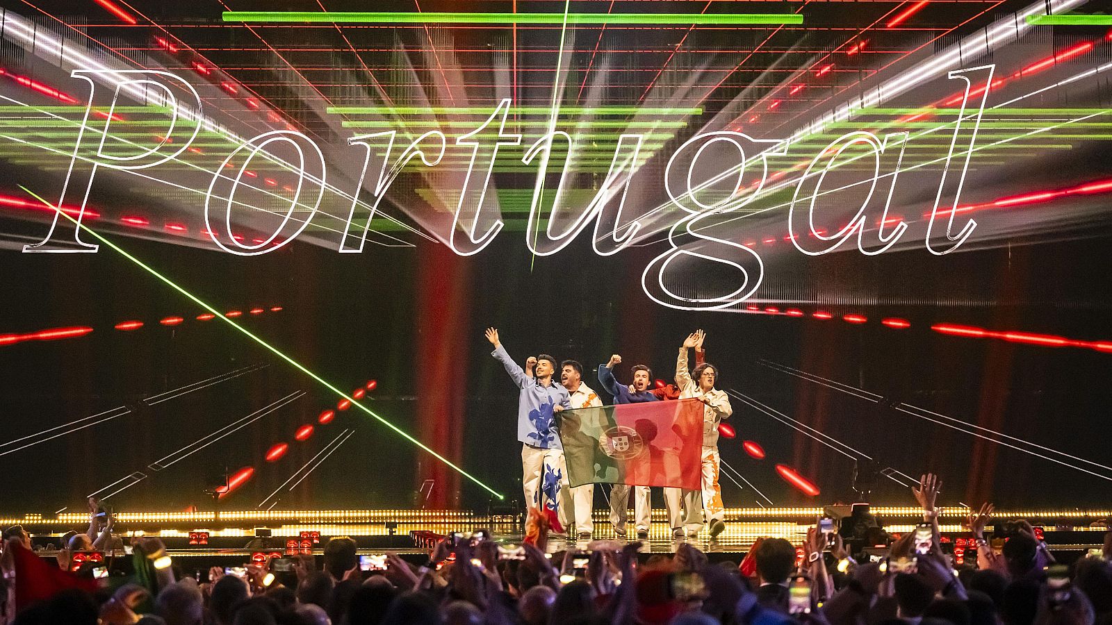 La televisión portuguesa, dividida por Eurovisión | Ver