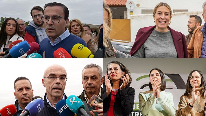 Telediario Fin de Semana - El enfrentamiento entre PP y Vox centra el primer fin de semana de campaña en Extremadura entre propuestas de los partidos