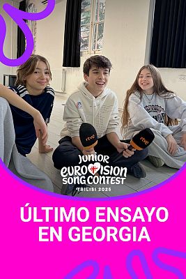Eurovisión Junior - Último ensayo de Gonzalo Pinillos antes de subirse al escenario de Eurovisión Junior 2025