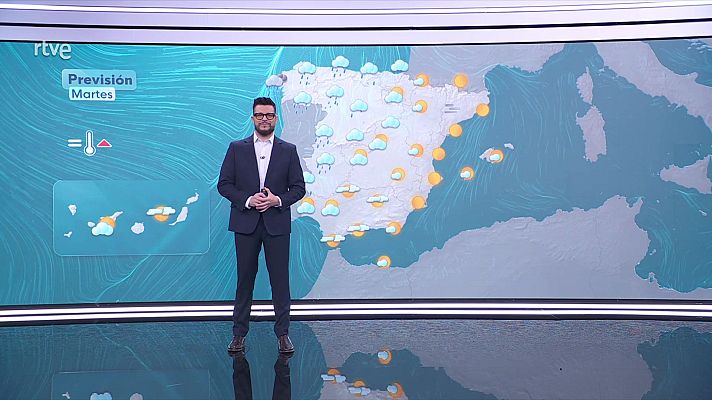 El tiempo - Rachas muy fuertes de viento del sur y suroeste en el norte de Galicia y oeste de Asturias