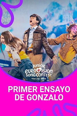 Eurovisión Junior - Clip en exclusiva del primer ensayo de Gonzalo Pinillos (España)