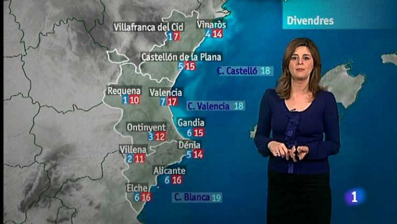 El tiempo en la Comunidad Valenciana - 07/02/13 - Ver ahora