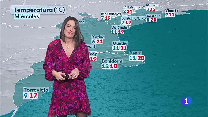 L'informatiu - Comunitat Valenciana - El Tiempo en la Comunitat Valenciana - 09/12/25