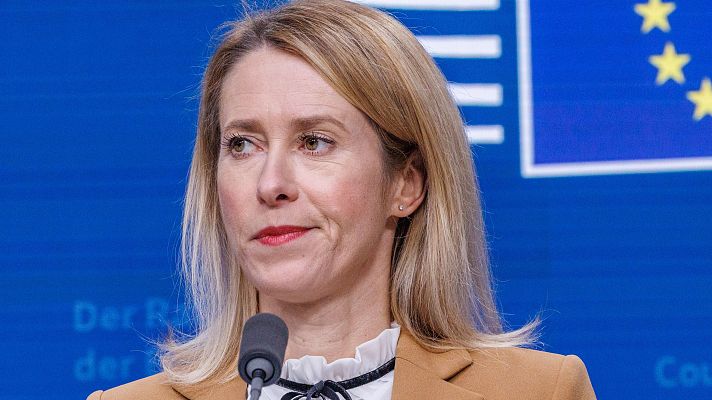 Telediario 1 - Kallas responde a las críticas de Trump a la UE y le sugiere que las dirija a Rusia
