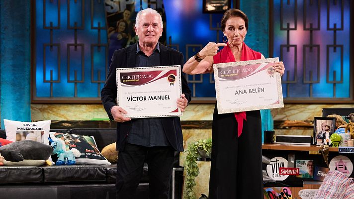 La Revuelta - Las manías de escenario de Ana Belén y Víctor Manuel