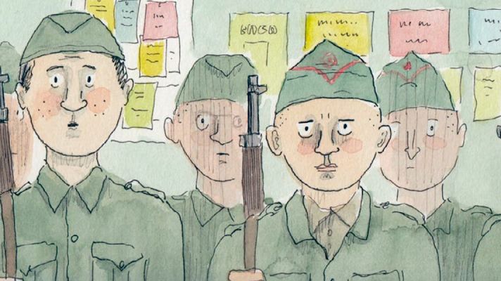 Telediario 2 - 'Aquí donde estoy', el cómic que retrata la batalla del Ebro a través del testimonio de un superviviente