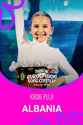 Eurovisión Junior - Albania: Kroni Pula canta "Fruta Perime"
