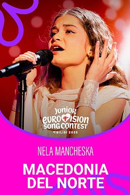 Eurovisión Junior - Macedonia del Norte: Nela Manceska canta "Miracle"