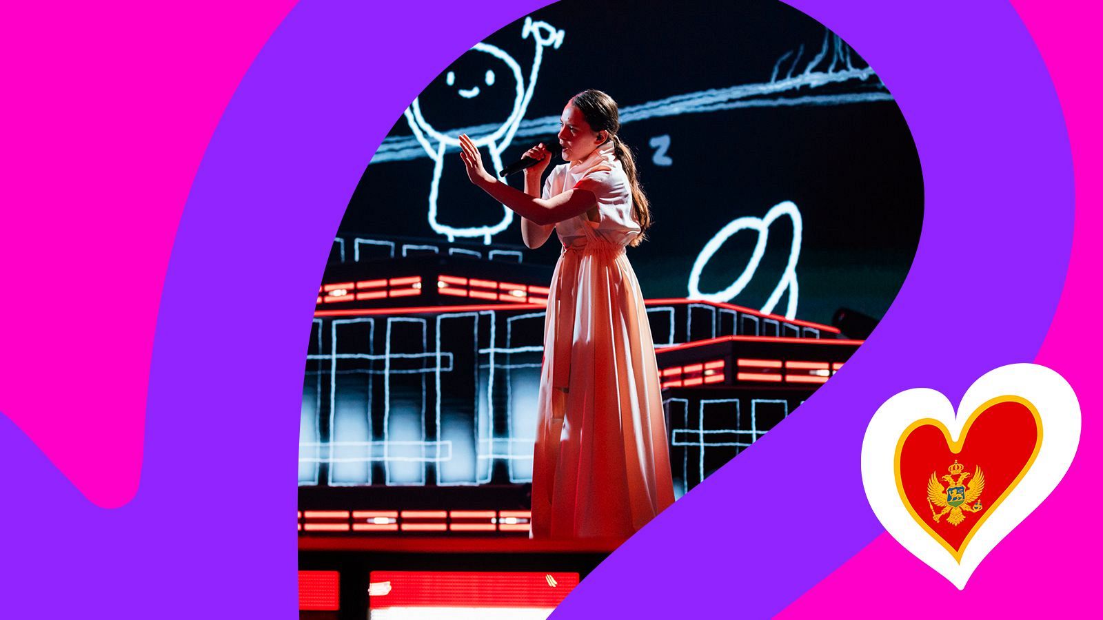 Eurovisión Junior 2025 - Montenegro: Asja Dzogovic canta "I Tuzna i Srecna Prica" | Ver