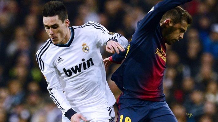 Telediario 1 - Alba: "Solo Callejón vio lo de Messi y Karanka"