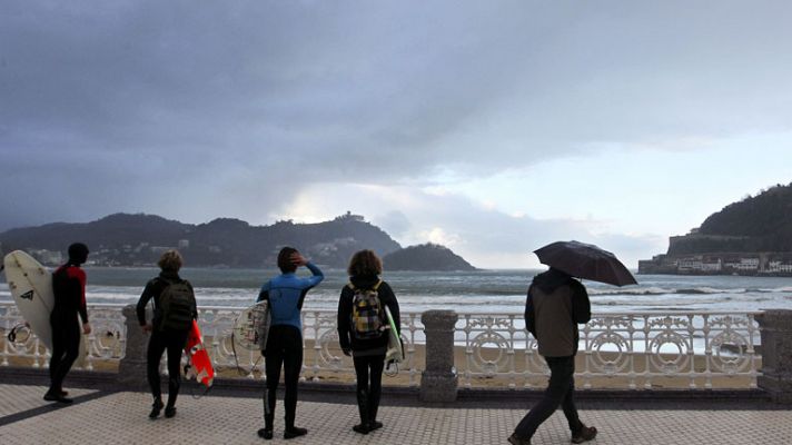 Lluvias en el Cantábrico