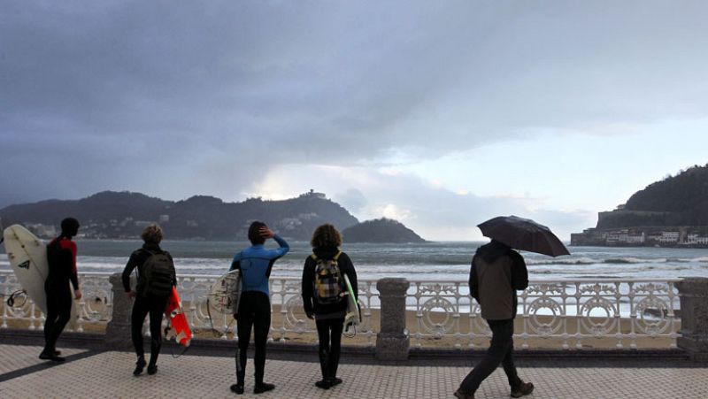 Lluvias en el Cantábrico y nevadas en cotas bajas del norte 