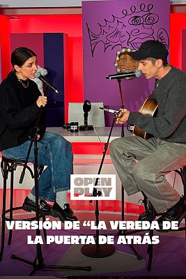 Open Play - Chica Sobresalto y Diego Arroyo de Veintiuno versionan "La vereda de la puerta de atrás"