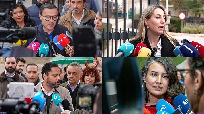 Telediario 2 - Los autónomos y el campo centran la campaña en un día triste por la muerte del líder de Extremoduro