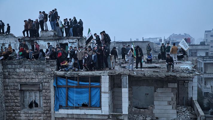 Telediario 1 - La sombra de Israel planea sobre la nueva Siria