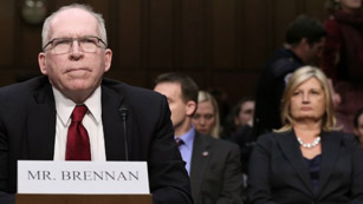 Telediario 1 - John Brennan ante el senado