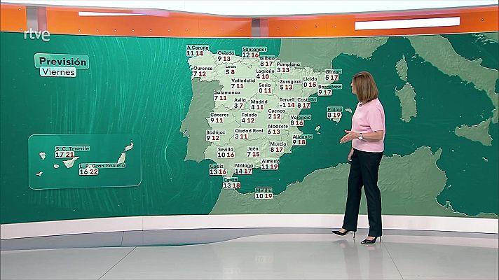 El tiempo - Nieblas persistentes en zonas norte de Castilla y León, Ebro y depresiones del nordeste