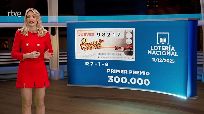 Loterías - Sorteo de la Lotería Nacional, Bonoloto, Primitiva y Jóker del 11/12/2025