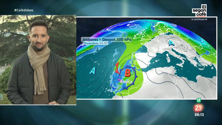 El temps - Més fresca, sol, boires, núvols, plugims i pendents de la Borrasca Emilia