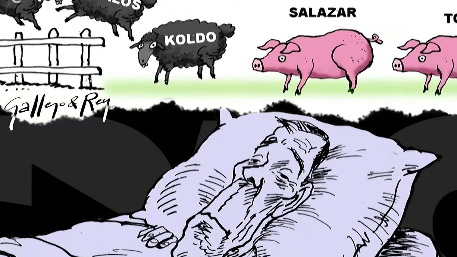 El rebaño, la nueva viñeta de Gallego & Rey - Directo al grano | Ver