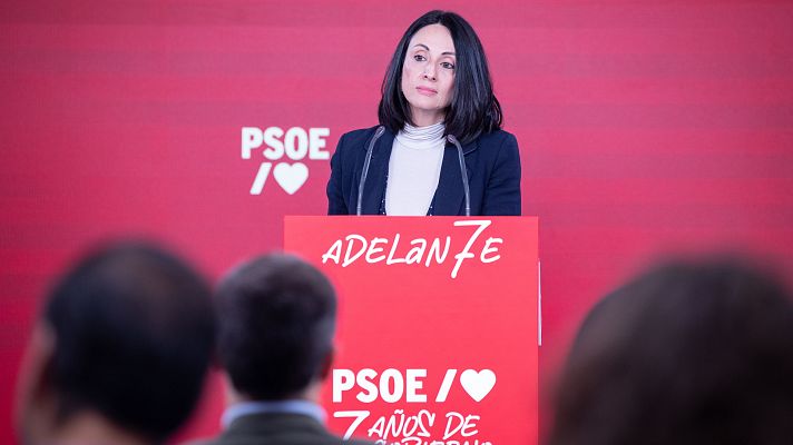 Telediario 1 - El PSOE pide perdón a las víctimas de acoso y tacha de "falta muy grave" la conducta de Salazar