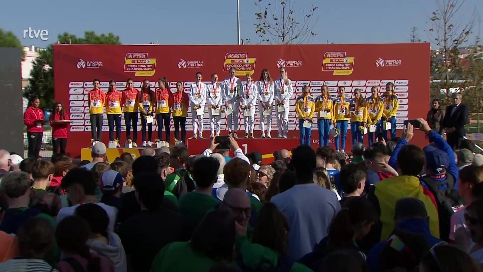Cross - Campeonato de Europa. Ceremonia entrega de medallas - Cross | Ver