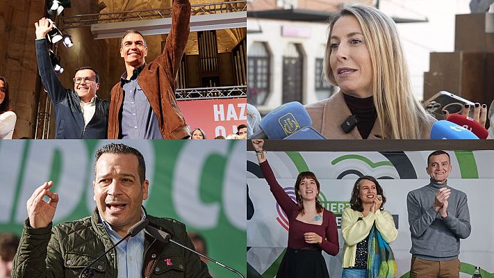 Telediario Fin de Semana - Los partidos se enzarzan en campaña por los casos de acoso y el feminismo