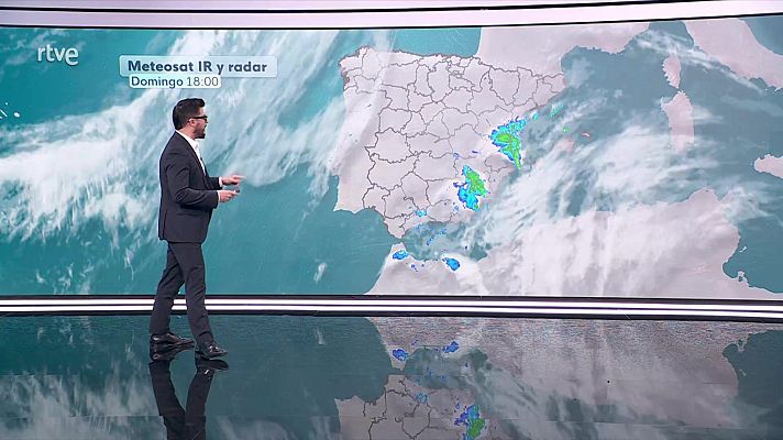 El tiempo - Probables rachas muy fuertes de levante en el Estrecho y Alborán