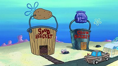 La sangre es más espesa que la grasa - Bob Esponja | Ver