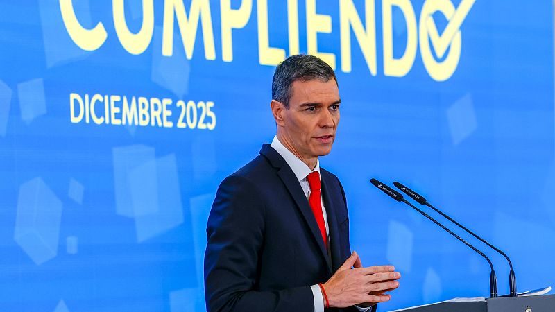 Pedro Sánchez hace balance de fin de año 2025 | Ver vídeo - Informativo 24h | Ver